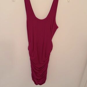 Express body con plum summer dress